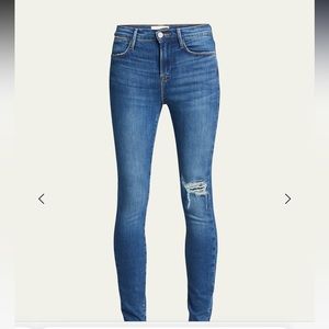 Frame Le High Skinny Jeans (Degradable)